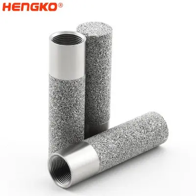 燒結(jié)多孔金屬不銹鋼傳感器外殼，用于工業(yè)溫度和濕度變送器